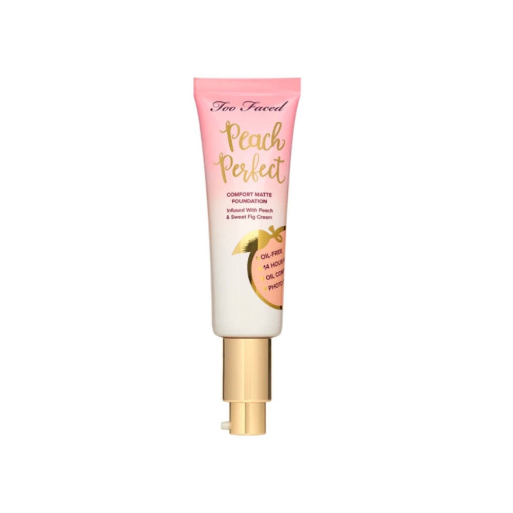 NWT Too Faced Peach Perfect Foundation- Sable